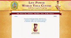 Desktop Screenshot of poweryogacentre.com