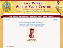 Tablet Screenshot of poweryogacentre.com